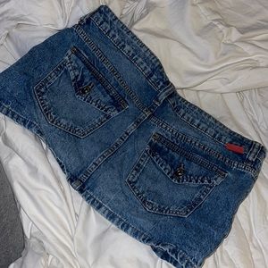 Micro Mini Skirt Denim